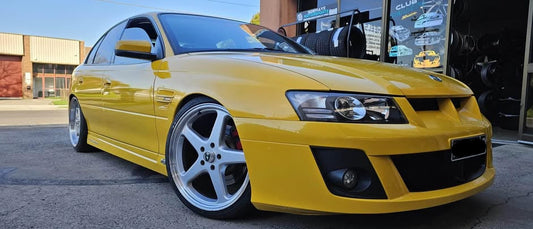 19inch Walky Style Wheels Silver Machined Lip