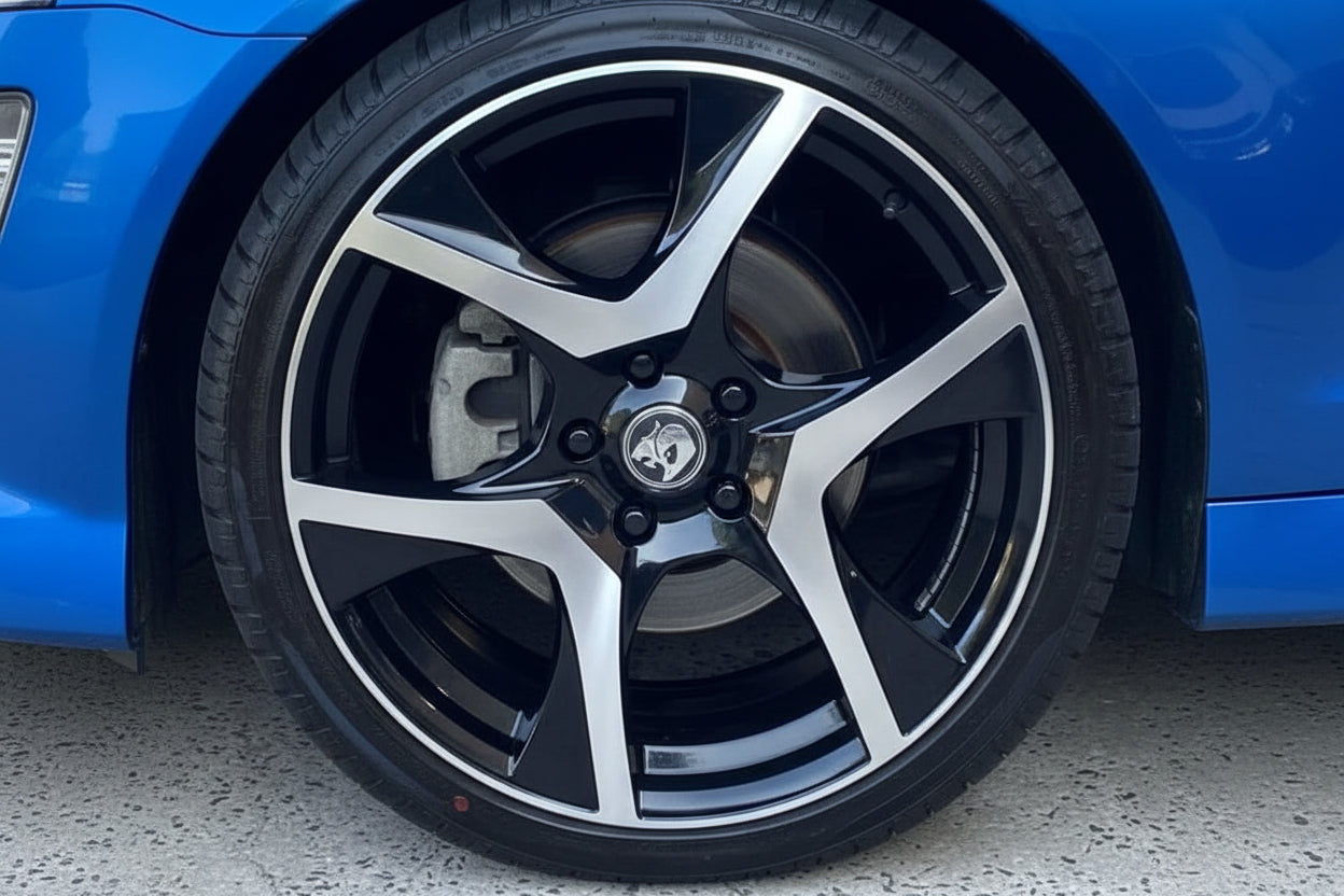 20inch VF R8 Style Wheels Black Machined Face