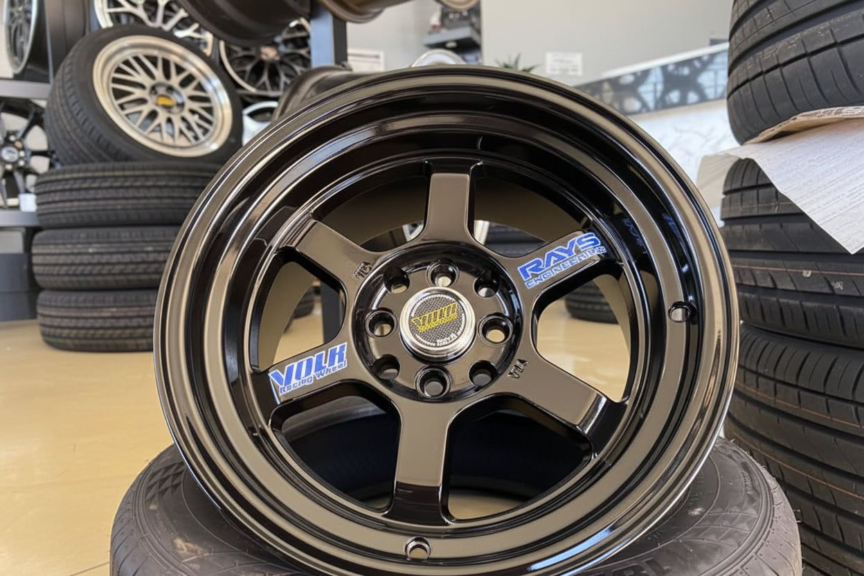 15inch Rays TE37 Deep Dish Wheels