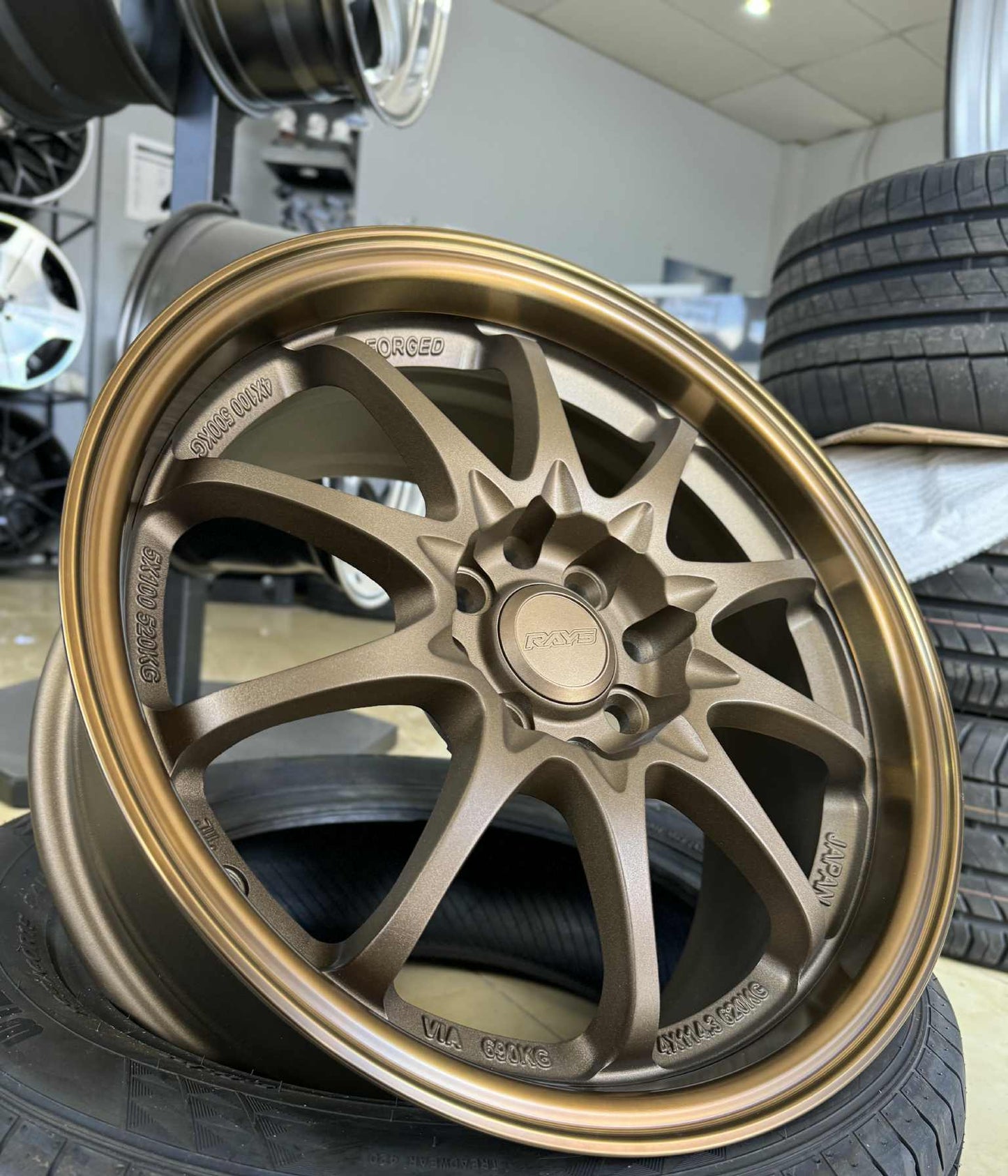 Rays CE28 Style Wheels Bronze