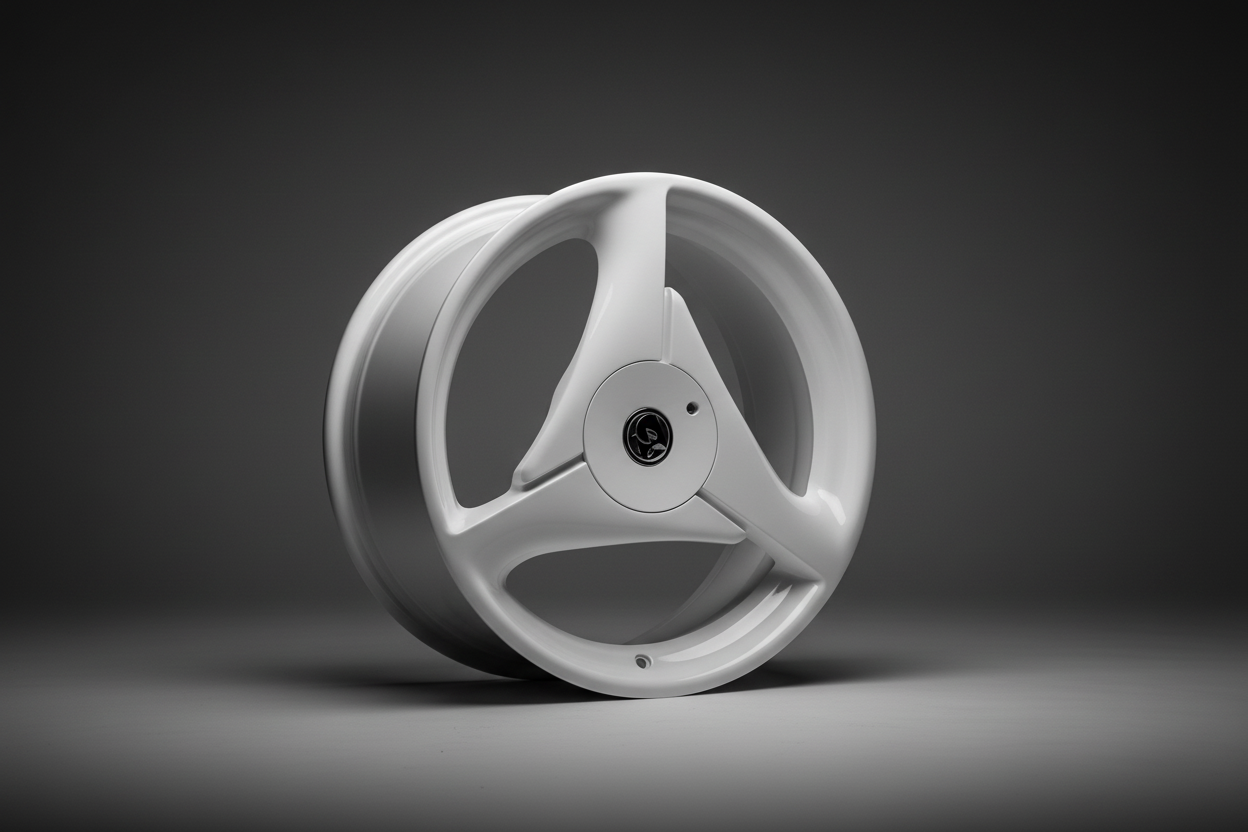 20inch Tri-Spoke Style Wheels Gloss White