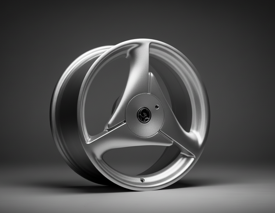 20inch Tri-Spoke Style Wheels Gloss Black