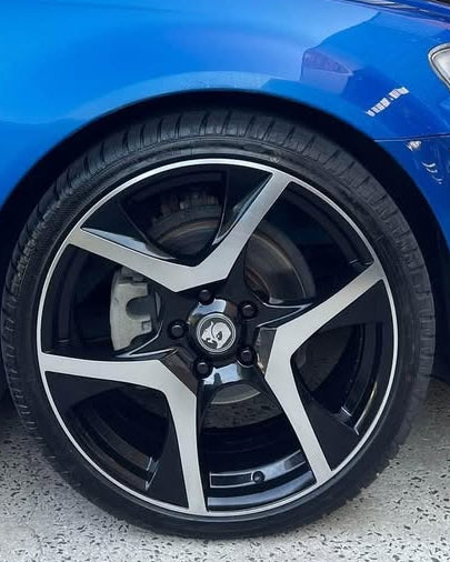 20inch VF R8 Style Wheels Black Machined Face