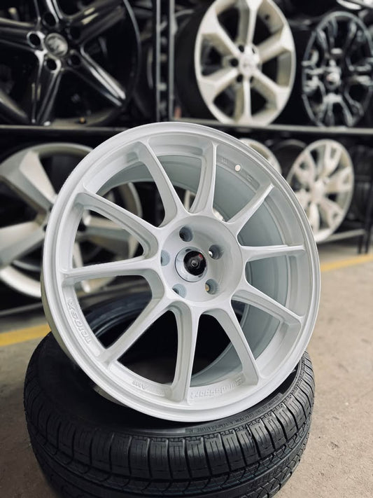 18inch Wedsport Wheels White