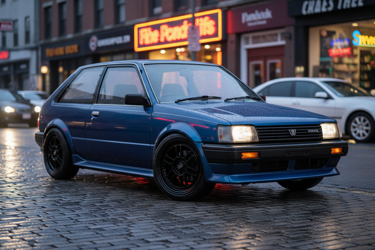 15inch Enkei RF-1 Style Wheels Gloss Black