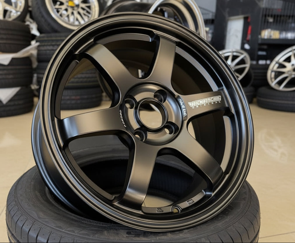 16inch Rays TE37 Style wheels with Engraving