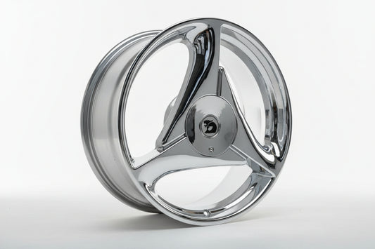 Brand New 20" Full Chrome TRISPOKES In Stock!