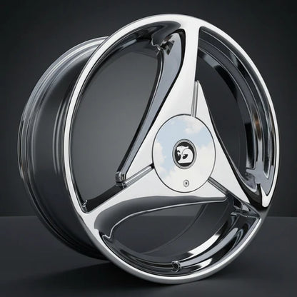 20inch Tri-Spoke Style Wheels Gloss Black