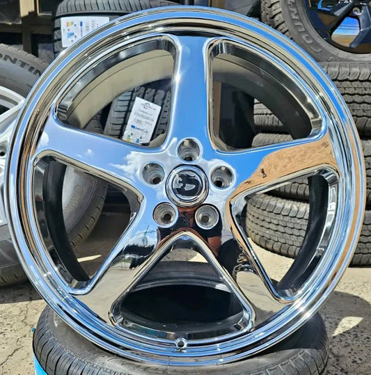 22" Walky Style Wheels Full Chrome Suit VE VF