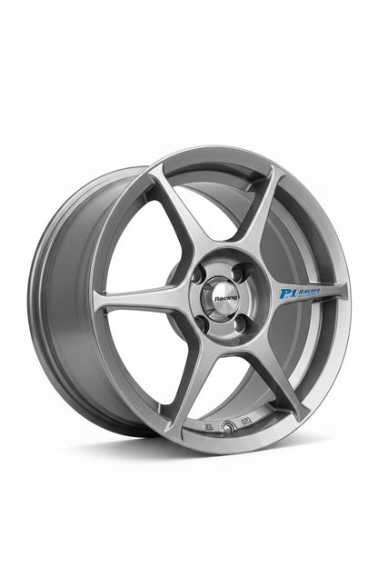 15inch Buddyclub P1 Racing Style Wheels - Grey