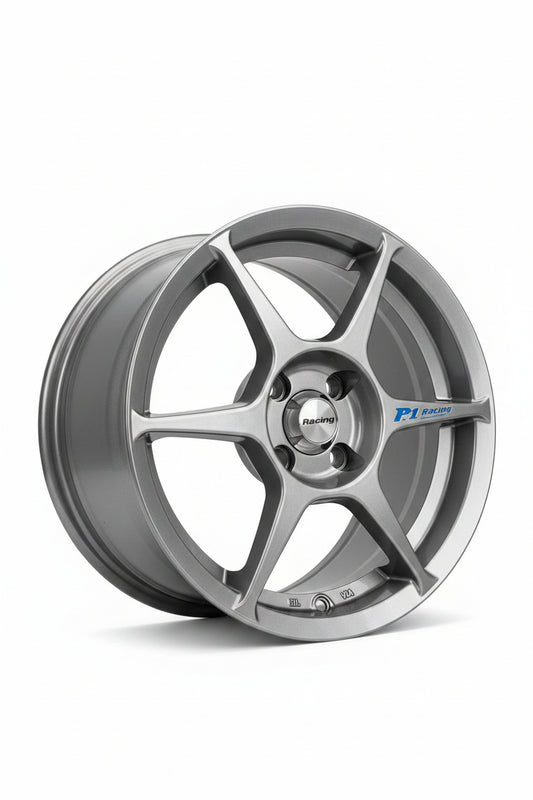 15inch Buddyclub P1 Racing Style Wheels - Grey