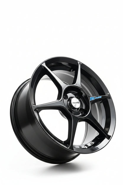 15inch Buddyclub P1 Racing Style Wheels - Gloss Black