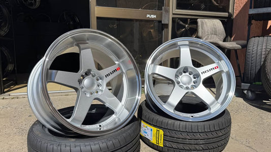 18inch Nismo LMGT4 "GTR-D Style Wheels - Silver