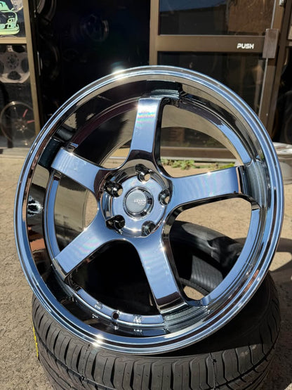 18inch Full Chrome Advan Gt Racing Style Wheels