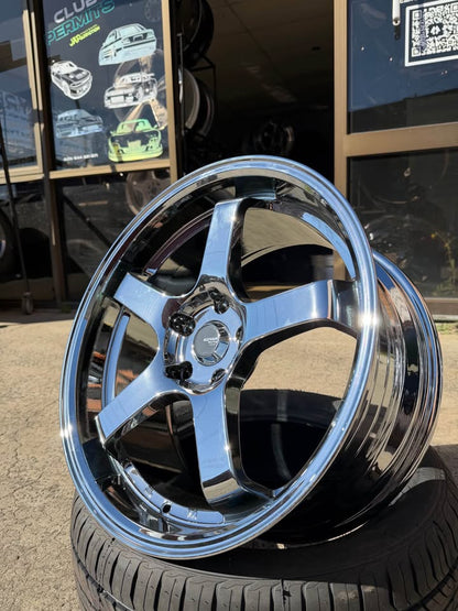 18inch Full Chrome Advan Gt Racing Style Wheels