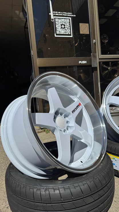 18inch Nismo LMGT4 GTR-D Style Wheels- White