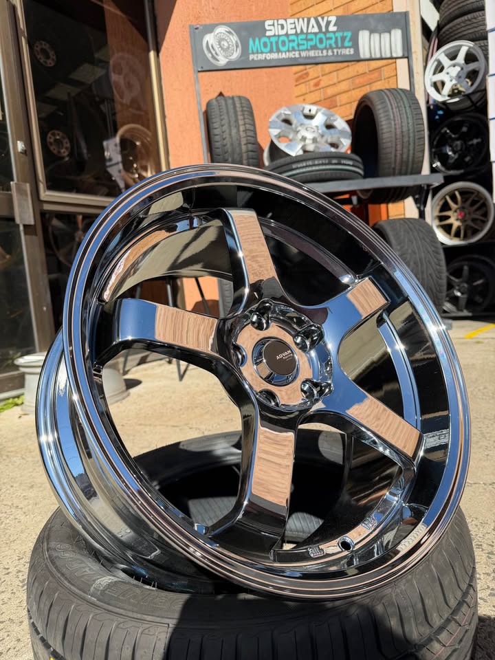 18inch Full Chrome Advan Gt Racing Style Wheels