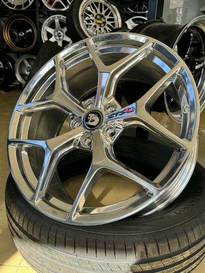 20inch GTSR RED R Polished Wheels