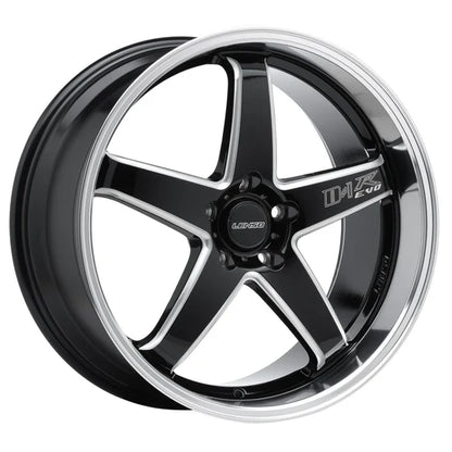 20inch Lenso D1R-EVO Wheels Gloss Black Milled