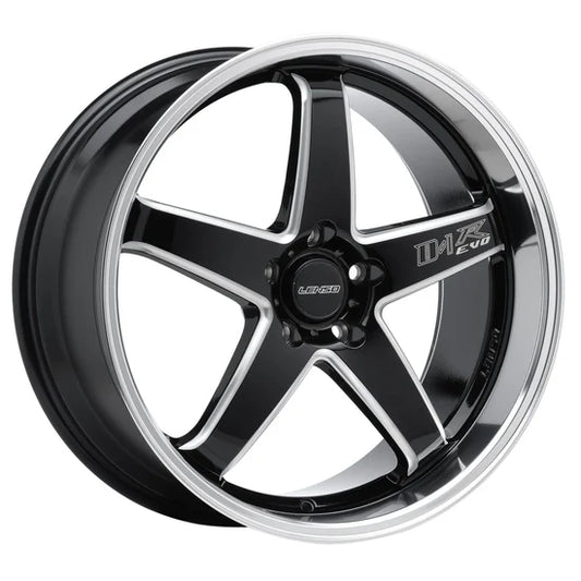 20inch Lenso D1R-EVO Wheels Gloss Black Milled