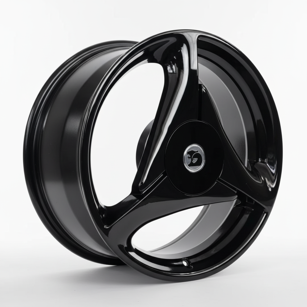 20inch Tri-Spoke Style Wheels Gloss Black