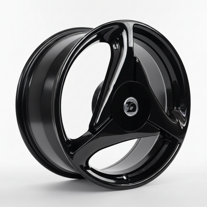 20inch Tri-Spoke Style Wheels Gloss Black