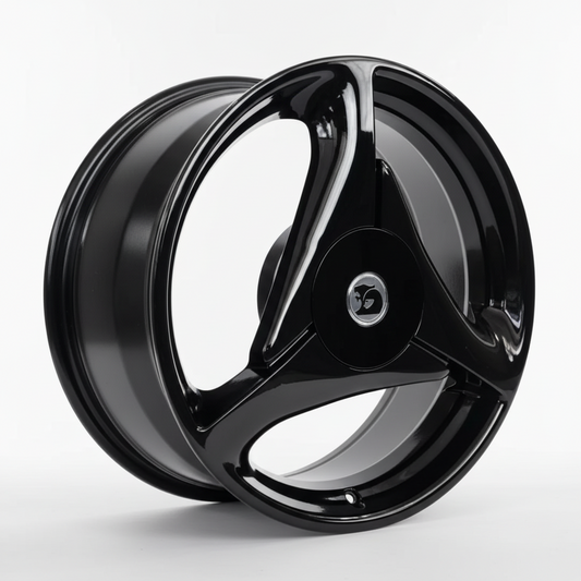 20inch Tri-Spoke Style Wheels Gloss Black