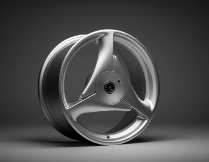 20inch Tri-Spoke Style Wheels Gloss Black