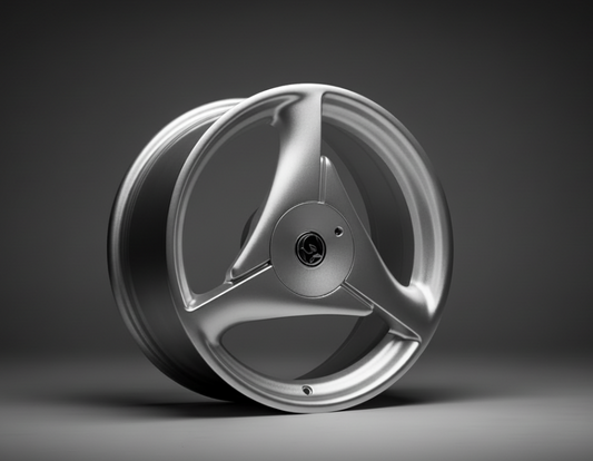 20inch Tri-Spoke Style Wheels Gloss Silver