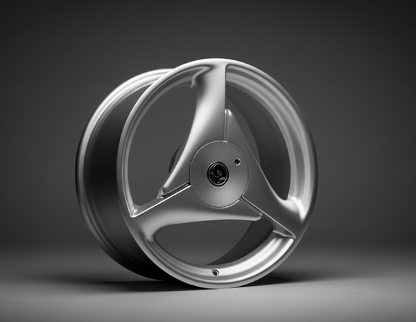 20inch Tri-Spoke Style Wheels Gloss Silver