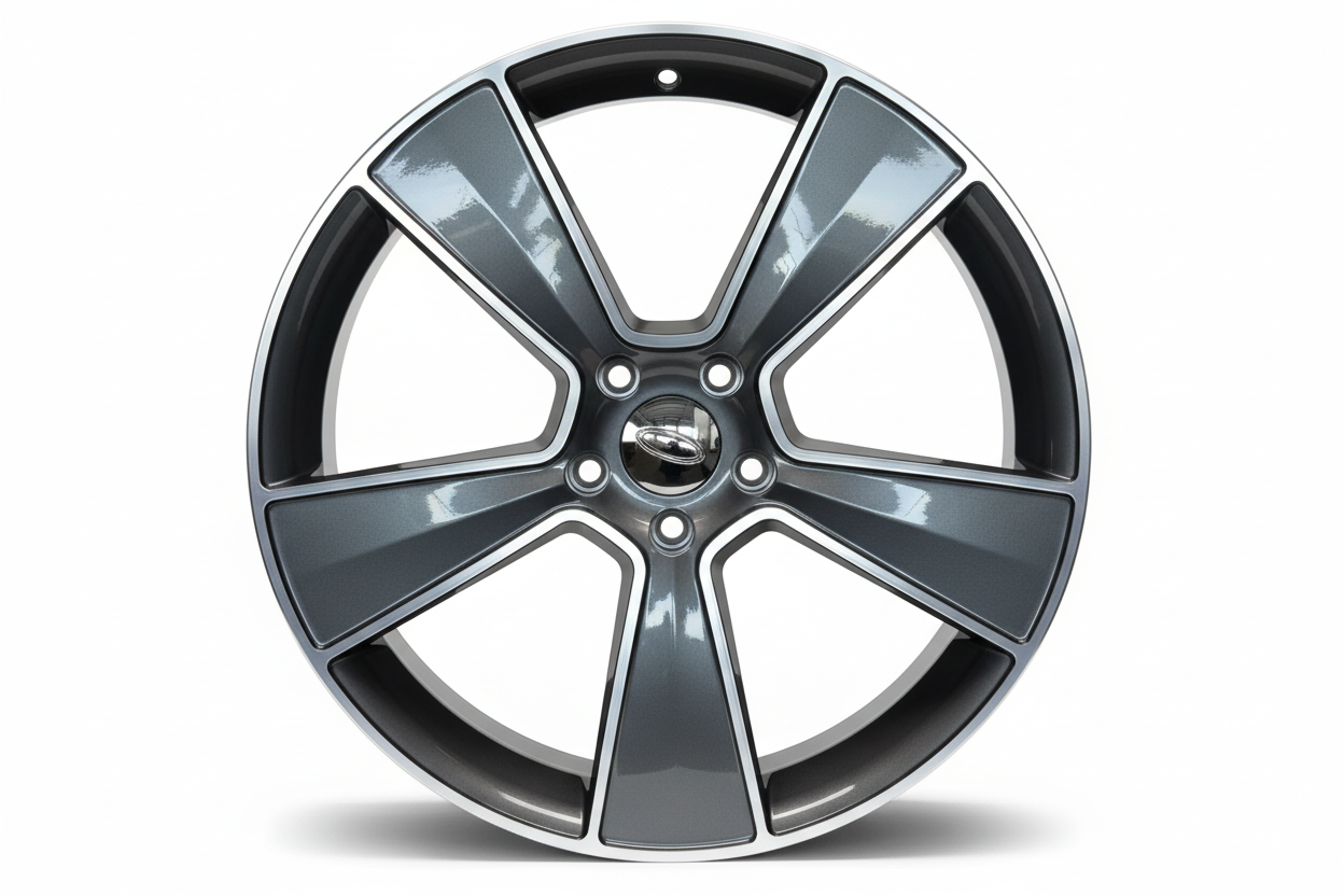 20" Ford Falcon Lux Pack Style Wheels Gunmetal Machined Lip