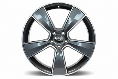 20" Ford Falcon Lux Pack Style Wheels Gunmetal Machined Lip