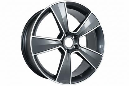 20" Ford Falcon Lux Pack Style Wheels Gunmetal Machined Lip