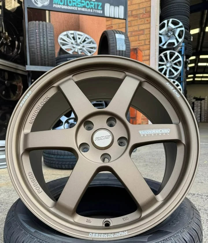 17x7 Rims Rays 17inch Rays TE37 Style Wheels Bronze Milling – My Store