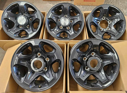 5x 16" Genuine 79 Series Landcruiser Wheels
