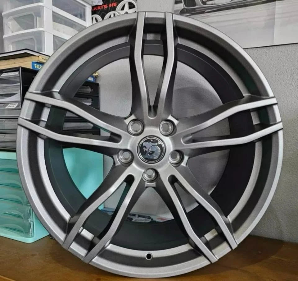 22inch Dark Stainless Rapier Style Wheels