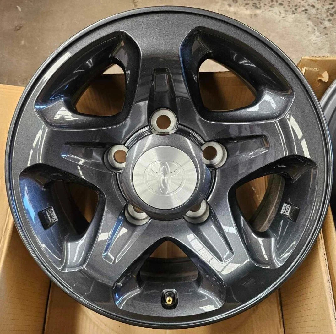 4x 16" Genuine 79 Series Landcruiser Wheels