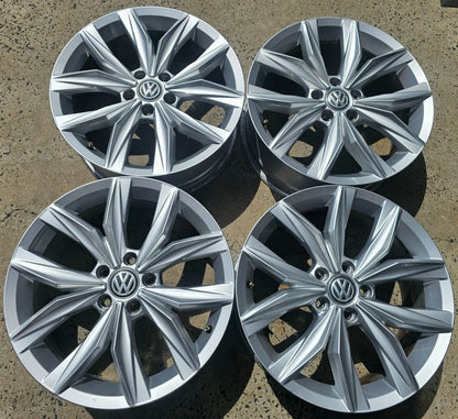 4x 18" Genuine 2020 Volkswagen Tiguan Oem Wheels