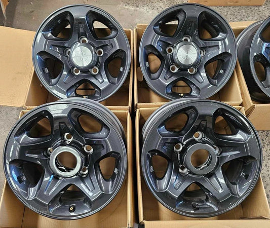 4x 16" Genuine 79 Series Landcruiser Wheels